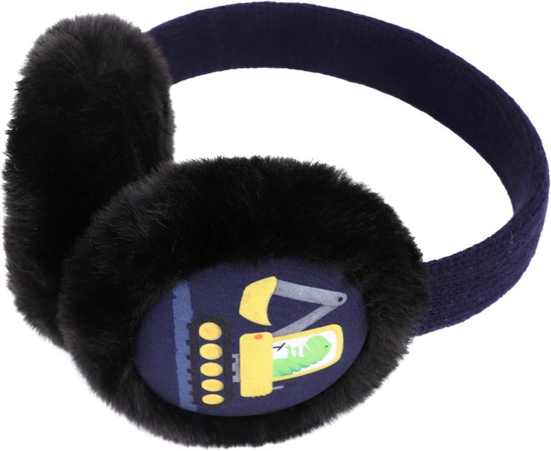 Ztl Kids Knit Earmuffs Soft Plush Ear Warmers Winter Outdoor Ear Muffs for Boys Girls - Image 5